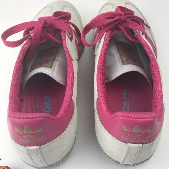 ✨Sold✨Adidas Samba Women’s Grey Pink Sz 8.5 - Picture 5 of 6